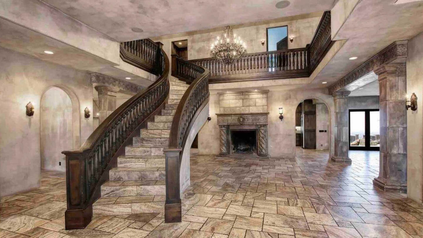 Castle stairway